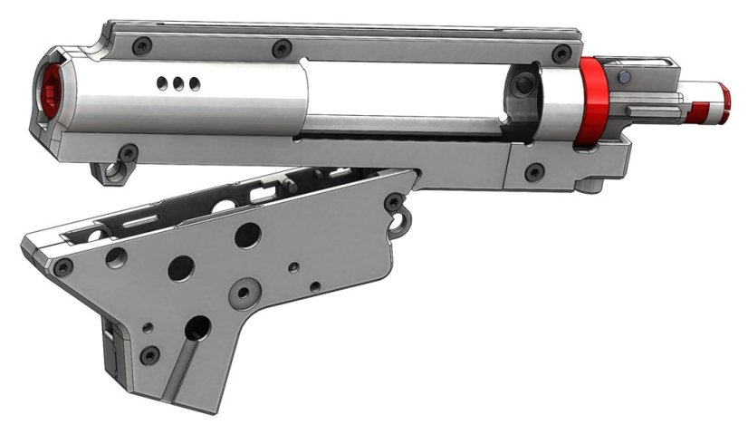 Gearbox v. 2, CNC, 8 mm, QSC, hop-up kamrával, Retro ARMS