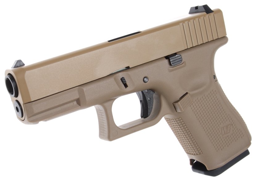 Glock 19, cadre 5e génération, beige, GBB, WE