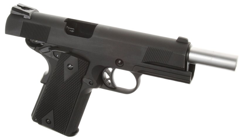 Colt M1911, noir, RIS, GBB, WE