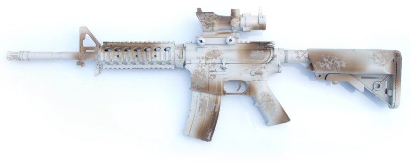 Camo egyedi M4 SOPMOD, 160 m/s, AirsoftGuns, CM.007