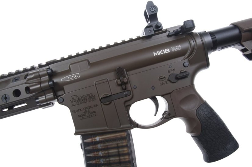 EMG Daniel Defense DD4 MK18, RIII 9.5 Inch, GBBR, Brown, Cyma CGS, DD.1103 BR