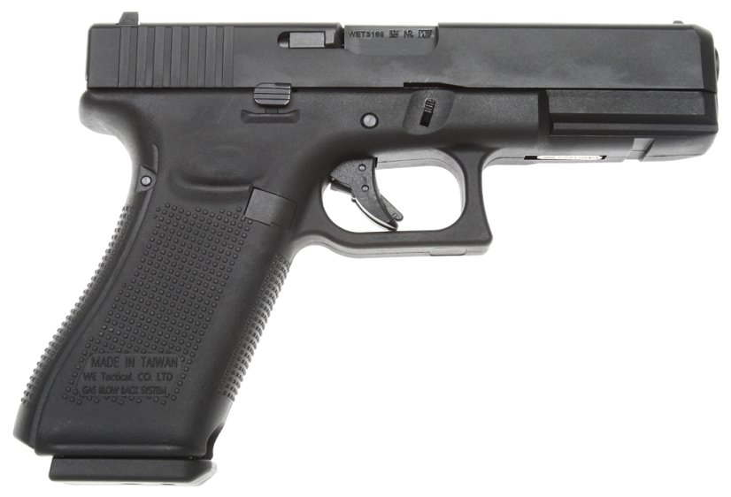 Glock 17, cadre 5e génération, noir, GBB, WE
