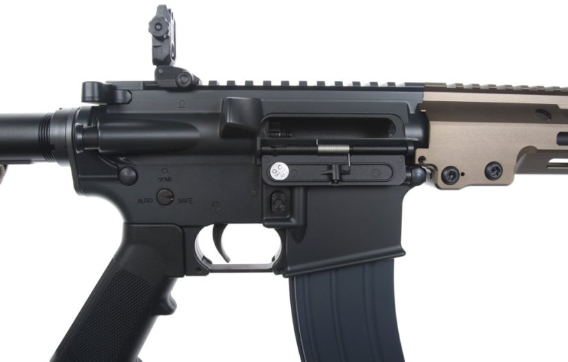 CGS M4, MK16 9.5 Inch URG-I, GBBR, Black/FDE Two Tone, Cyma CGS, CGS.003-9.5