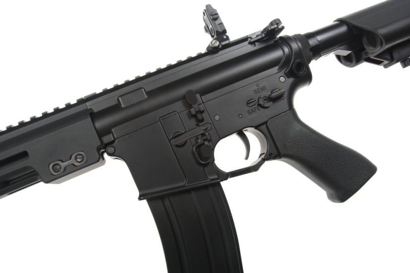 KAC SR16, MK16 M-LOK 8.5 Inch, Ambidextrous, tracer chamber, Black, Cyma Platinum, CM.006R-8.5
