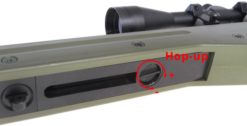 L96 AWS3, OD, bipod, scope, Upgrade version, Well, MB4403D
