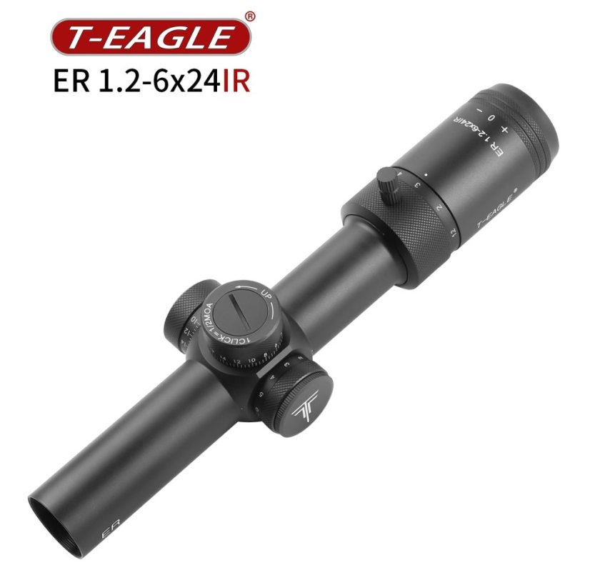 Lunette de visée ER 1,2-6X24IR HK, éclairage, noir, T-Eagle