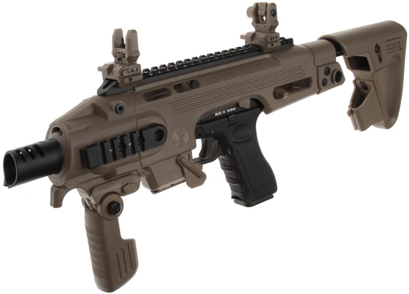 Átalakító készlet, CAA RONI G1, Glock 17, 19, 18C, TAN, King Arms