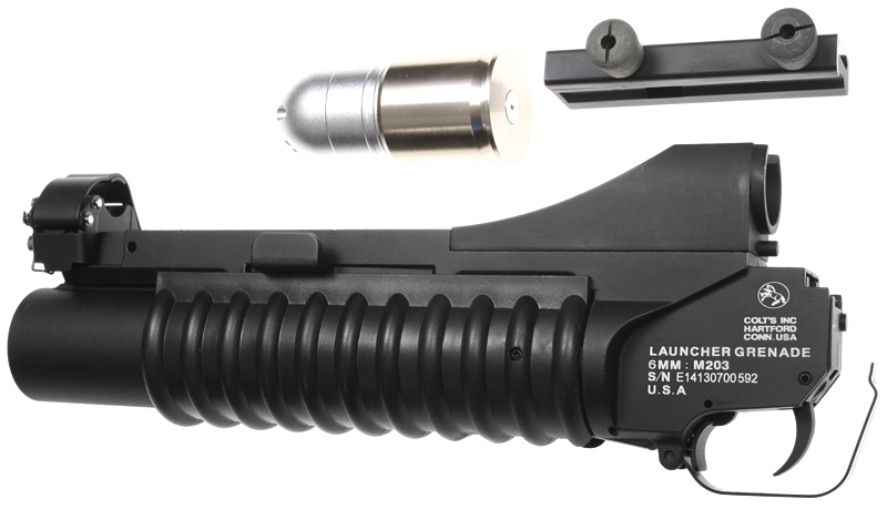 Universal M203 gránátvető, rövid, gránáttal, Cybergun