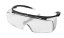 Glasses, super f OTG, clear, Uvex