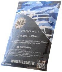 Airsoft BBs, 0.36g, 6mm, white, 1000rd, small bag, BLS