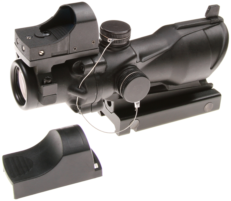 Riflescope ACOG with red dot sight, 4x32, ACM