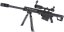 Barrett M82A1 CQB, bipod, scope, Snow Wolf, SW-02