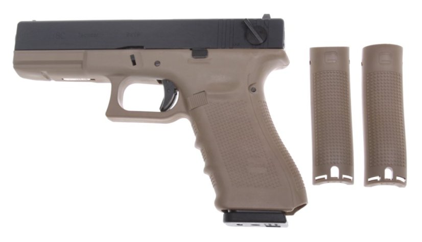 Glock 18C, cadre 4e génération, TAN, GBB, WE