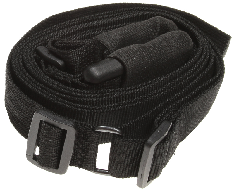 Tactical sling, three-point, soft, MP5, G3, black, Classic Army