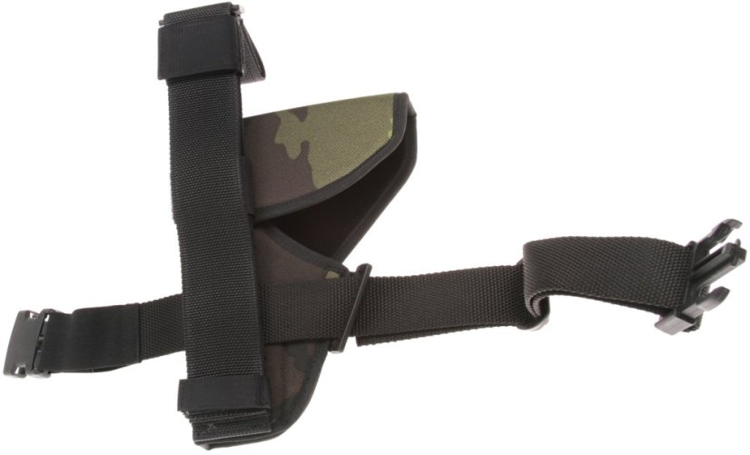 Tactical holster with flap, camouflage, Dasta