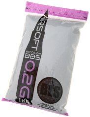Airsoft BB-k, 0,20 g, 6 mm, 5000 db, fekete, BLS