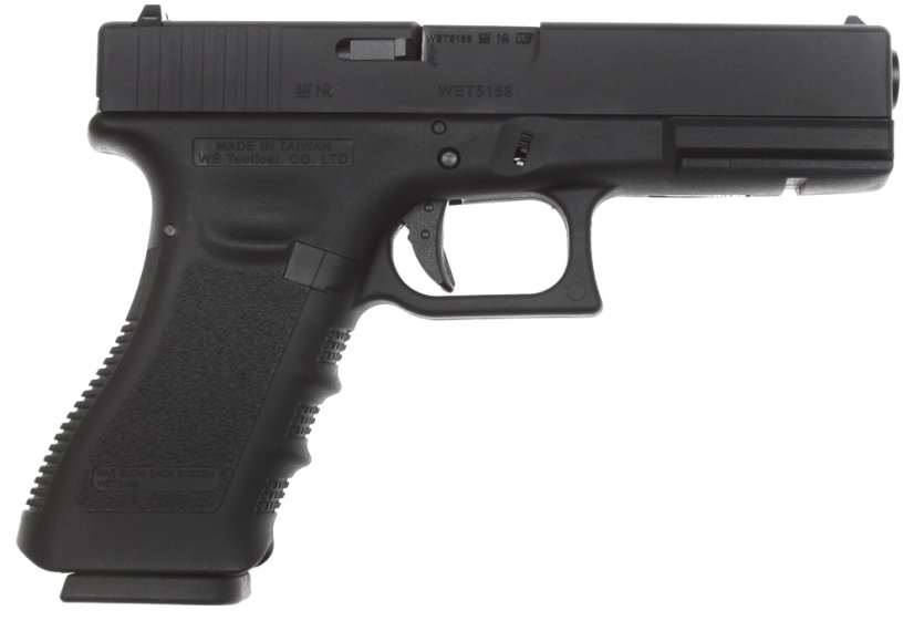 Glock 17, cadre 3e génération, noir, GBB, WE