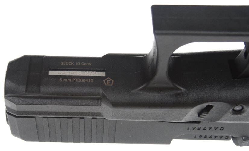 Glock 19 Gen 5 FS MOS, Black, GBB, CO2, Umarex
