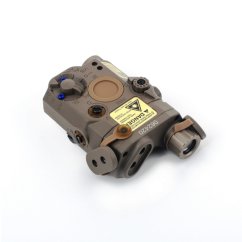 Box AN/PEQ 15, LED flashlight, laser, tan, WADSN