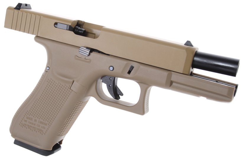 Glock 17, cadre 5e génération, beige, GBB, WE