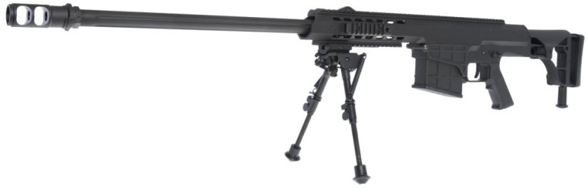 Barrett M98B, fekete, kétlábú állvány, Snow Wolf, SW-016