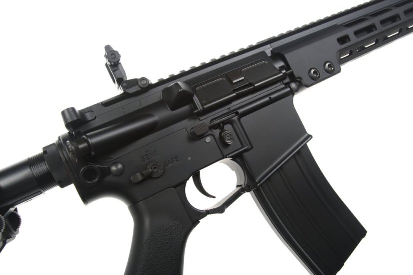 KAC SR16, MK16 M-LOK 14.5 Inch, Ambidextrous, tracer chamber, Black, Cyma Platinum, CM.006R-14.5