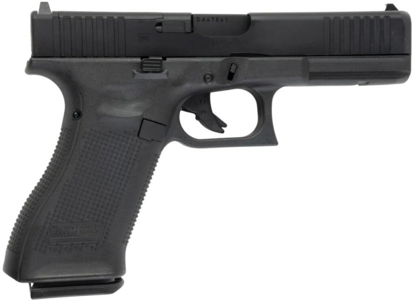 Glock 17 Gen 5 FS MOS, steel CNC slide, Black, GBB, Umarex