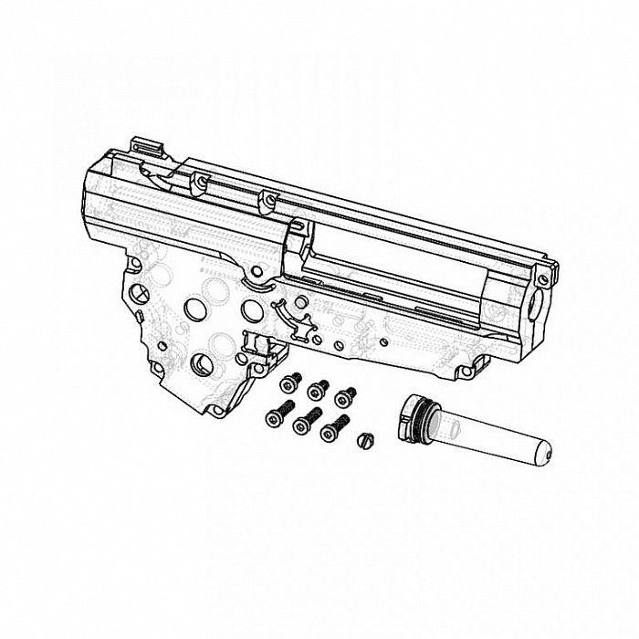 Gearbox v. 3, CNC, 8 mm, QSC, Retro ARMS