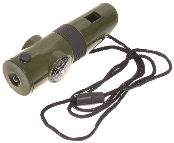 Túlélési síp, OD, 8 az 1-ben, ACM
