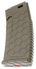 Tár, M16, M4, mid-cap, 120 db, Hexmag, TAN, Castellan