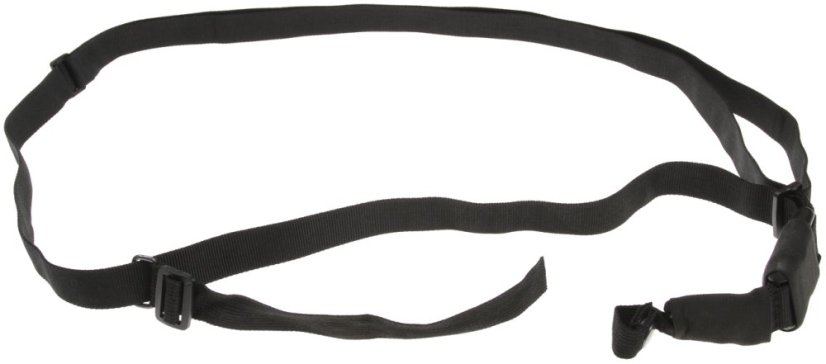 Tactical sling, three-point, soft, MP5, G3, black, Classic Army