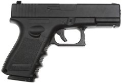 Glock 25, fém, fekete, Galaxy, A&K, G.15