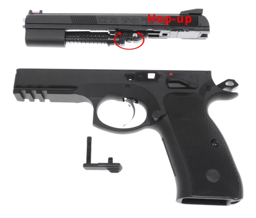 CZ SP-01 SHADOW, GBB, fém csúszka, ASG