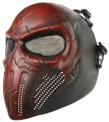 Protective mask, Punisher, red, ACM