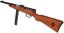 Beretta M1938, real wood, Snow Wolf, SW-08