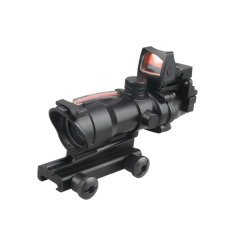 Riflescope 4x32 ACOG, red fiber, RMR Red dot sight, T-Eagle