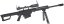 Barrett M82A1 CQB, bipod, scope, Snow Wolf, SW-02