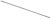 Edelstahllauf, 6,03 mm, M4, 370 mm, SHS