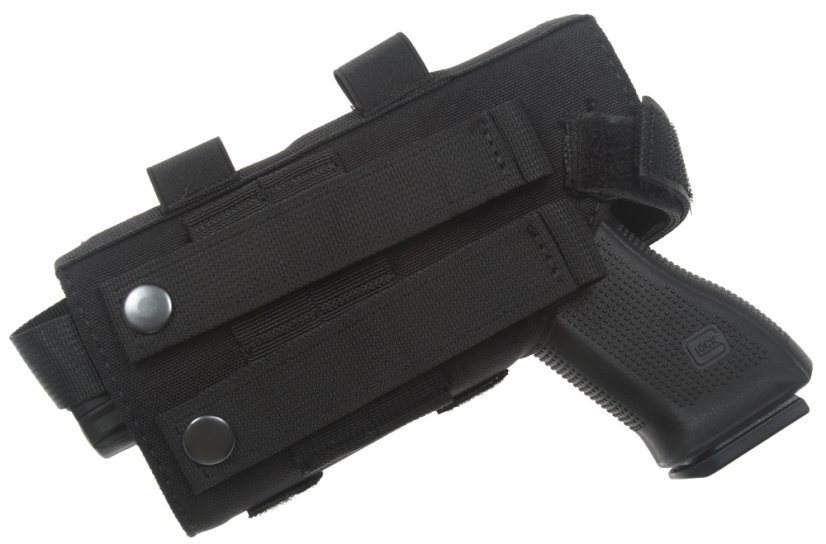 Pistol holster Molle, black, ACM