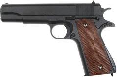 Colt M1911A1, metalowy, czarny, Galaxy, A&K, G.13