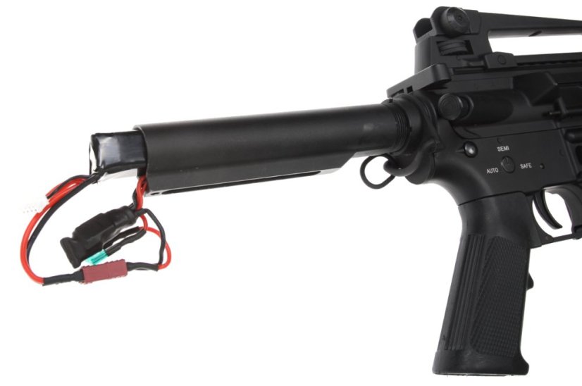 Power Custom M4A1 RIS, akkumulátor csőben, 160 m/s, AirsoftGuns, BY-051, BI-5181M