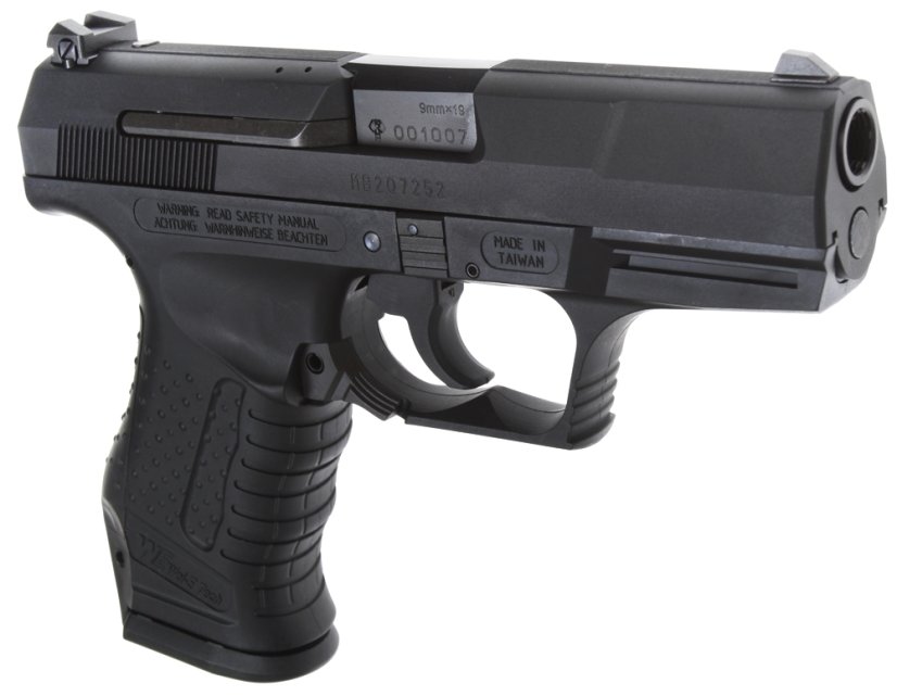 Walther P99, God of War, noir, GBB, WE