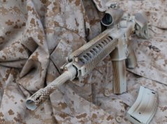 Camo egyedi KAC SR-15, 150 m/s, AirsoftGuns, E&C