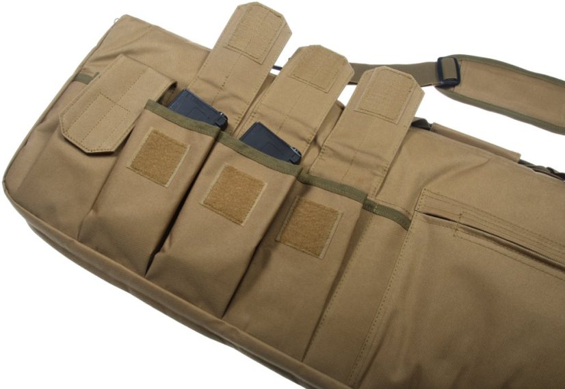 Fegyvertáska, 9.11 Tactical, 117 cm, TAN, ACM