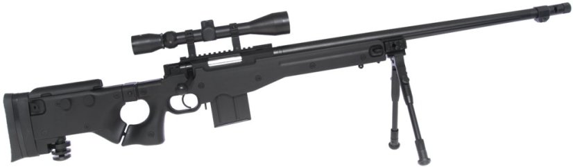L96 AWS3, black, bipod, scope, Upgrade version, Well, MB4403D