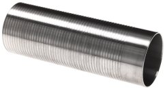 Polished stainless steel cylinder M16, ribbed, SHS