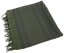 Foulard shemag, 110 x 110, vert, noir, ACM
