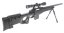 L96 AWS, black, bipod, scope, Upgrade version, Well, MB4401D
