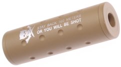 Silencer, Skeleton, 110x35, TAN, SHS
