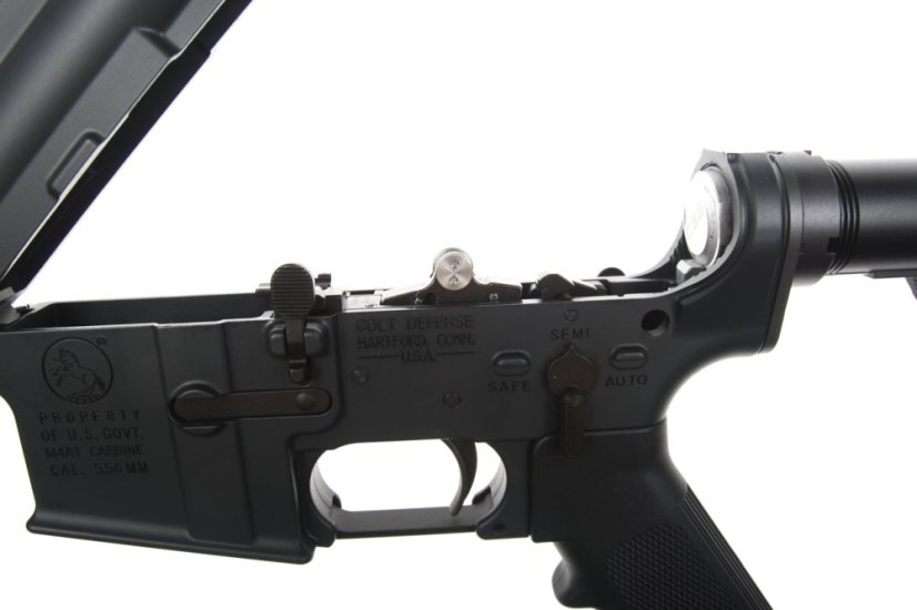 EMG Colt MK18 10.5 Inch Mod 1, DD RII, GBBR, Black/Brown Two Tone, Cyma CGS, COLT.1001